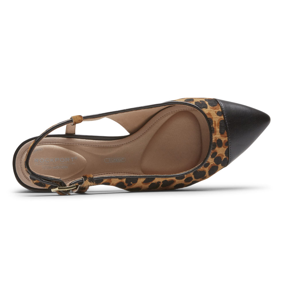 Rockport Singapore Womens Slingback - Total Motion Salima Posted Leopard - AF7439861